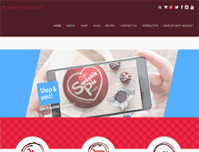 Tablet Screenshot of beyerschocolates.com